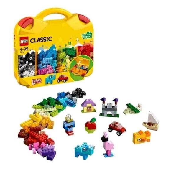 LEGO 10713 CLASSIC Creative Suitcase Building Kit 213pcs Organize New Sealed - Picture 1 of 9